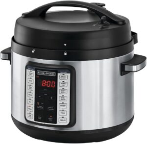 Black+Decker Pcp1010-B5, 9 In 1, 10 L, Electric Pressure Cooker In Ajman