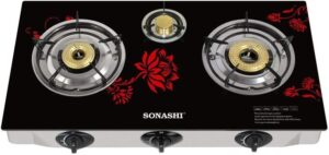 Sonashi SGB-320GFFD Double Gas Stove