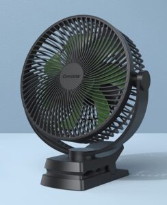 Comoistar 10000 mAh Clip-on Rechargeable Fan In Dubai
