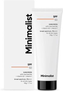 Minimalist Multi Vitamin SPF 50+ PA Sun Lotion In Gulf